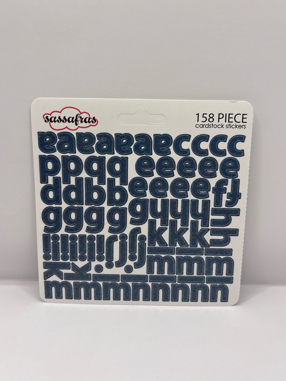 Cardstock Alphabet Stickers